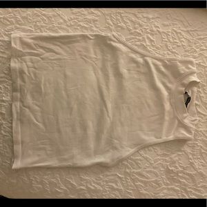 White Zara high neck tank size medium, NWOT